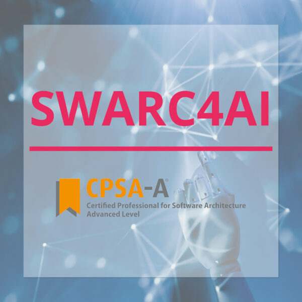 iSAQB Software architecture for AI systems (SWARC4AI) - 08-11 Apr 2025